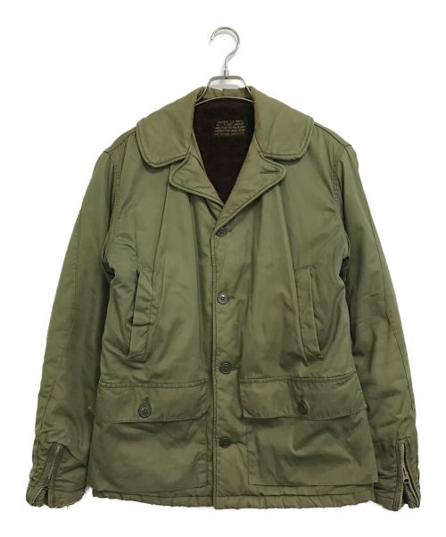 VINTAGE MILITARY（ヴィンテージ ミリタリー）VINTAGE MILITARY (ヴィンテージ ミリタリー) [古着]U'S NAVY AL-1フライトジャケット カーキ サイズ:表記なしの古着・服飾アイテム