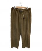 WHITE MOUNTAINEERING×GRAMICCIホワイトマウンテ二アニング×グラミチ）の古着「CORDUROY WIDE TAPERED PANTS」｜オリーブ