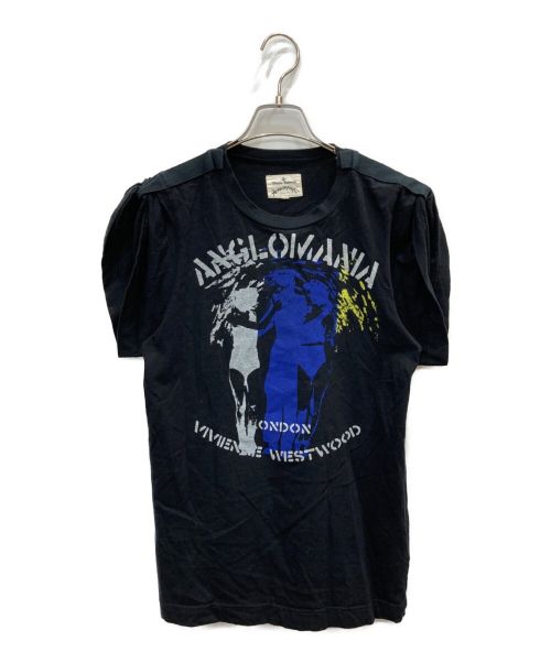 Vivienne Westwood（ヴィヴィアンウエストウッド）Vivienne Westwood (ヴィヴィアンウエストウッド) プリントTシャツ ブラック サイズ:38の古着・服飾アイテム