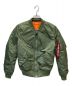 ALPHA INDUSTRIES（アルファインダストリーズ）の古着「MA-1ジャケット」｜オリーブ