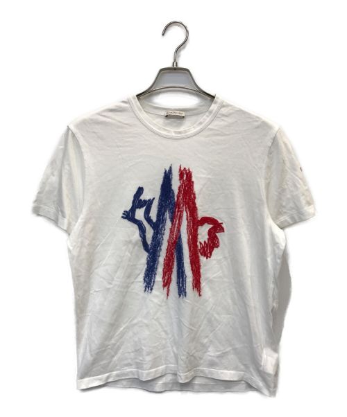 MONCLER（モンクレール）MONCLER (モンクレール) MAGLIA T-SHIRT ホワイト サイズ:Mの古着・服飾アイテム