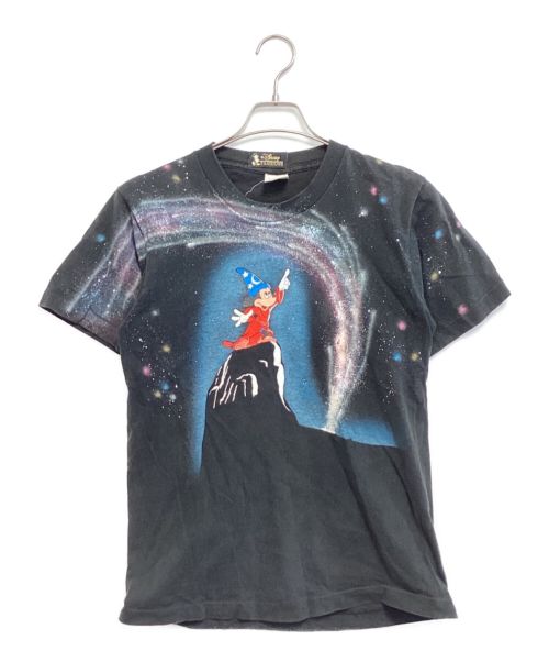 DISNEY（ディズニー）Disney (ディズニー) プリントTシャツ ブラック サイズ:Sの古着・服飾アイテム