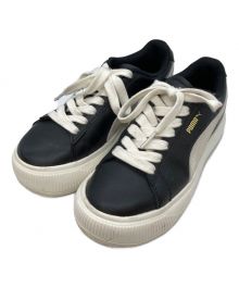 PUMA（プーマ）の古着「W SUEDE MAYU LTH　スニーカー」｜ブラック