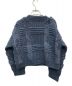 CLANE (クラネ) WIDE CHECK HAND KNIT ネイビー サイズ:1：13800円