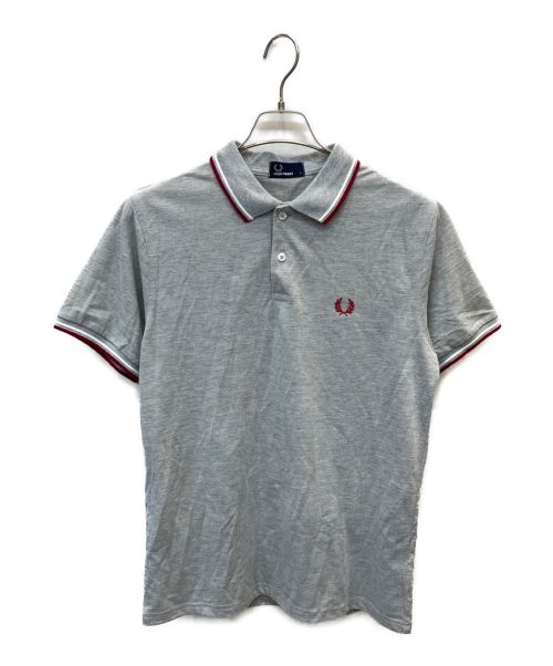 FRED PERRY（フレッドペリー）FRED PERRY (フレッドペリー) ポロシャツ グレー サイズ:Lの古着・服飾アイテム