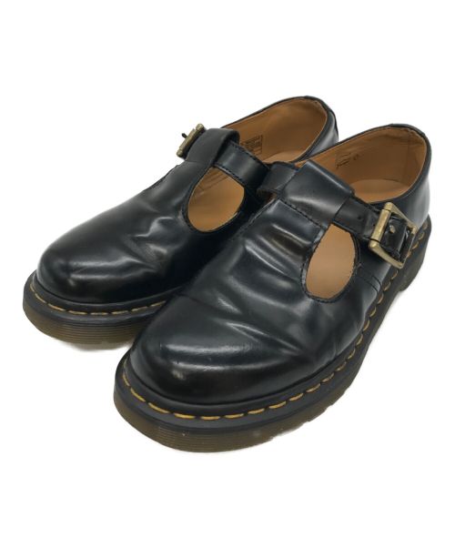 Dr.Martens（ドクターマーチン）Dr.Martens (ドクターマーチン) POLLEY Tバーシューズ ブラック サイズ:38の古着・服飾アイテム