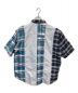 THE NORTHFACE PURPLELABEL (ザ ノースフェイス パープルレーベル) Patchwork H/S Shirt ブルー サイズ:XL：7800円