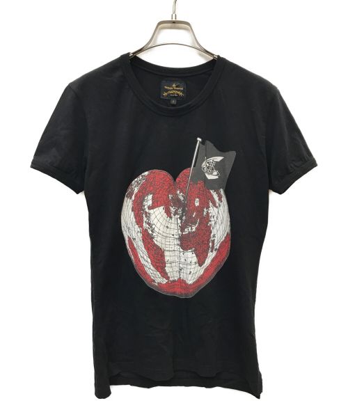 Vivienne Westwood（ヴィヴィアンウエストウッド）Vivienne Westwood (ヴィヴィアンウエストウッド) プリントTシャツ ブラック サイズ:XSの古着・服飾アイテム