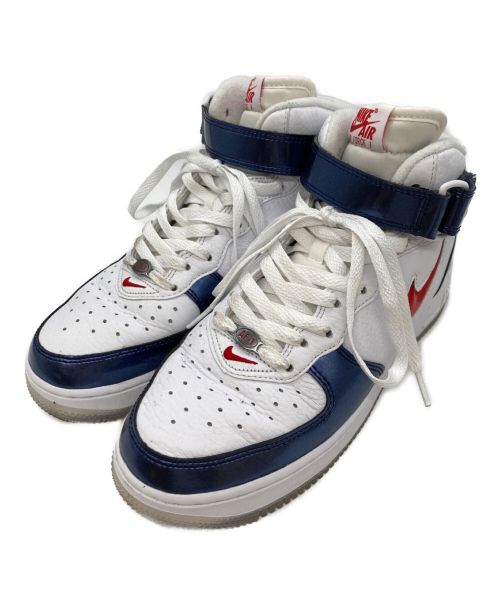 NIKE（ナイキ）NIKE (ナイキ) AIR FORCE 1 MID QS ホワイト サイズ:25.5の古着・服飾アイテム