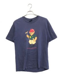 POLO RALPH LAUREN（ポロ・ラルフローレン）の古着「ポロベアプリントTee」｜ネイビー