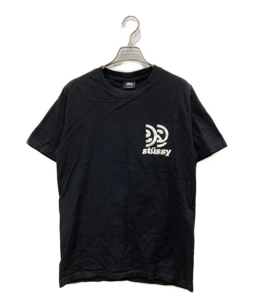 stussy（ステューシー）stussy (ステューシー) プリントTシャツ ブラック サイズ:Sの古着・服飾アイテム