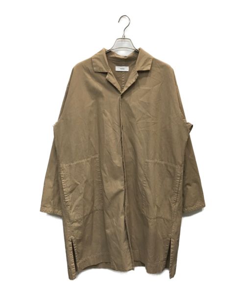 MARKA（マーカ）MARKA (マーカ) SHIRTS COAT COTTON CHAMBRAY ブラウン サイズ:3の古着・服飾アイテム