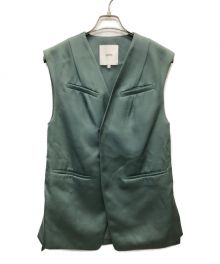 UN3D.（アンスリード）の古着「SATIN VEST」｜グリーン