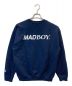 UNDERCOVER (アンダーカバー) CYDERBOYプリントスウェット ネイビー サイズ:M：6800円