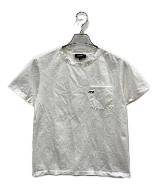 A.P.C.（アーペーセー）A.P.C. (アーペーセー) 半袖Tシャツ ホワイト サイズ:XSの古着・服飾アイテム