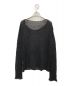 ok.soon (オクスン) linen mesh knit ブラック サイズ:表記なし：3980円