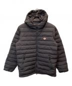 DANTONダントン）の古着「MIDDLE DOWN HOODED JACKET  / ミドルダウンフードジャケット」｜ブラック