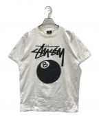 stussyステューシー）の古着「エイトボールTee」｜ホワイト