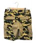 A BATHING APE (アベイシングエイプ) 1st camo切替カーゴハーフパンツ ベージュ サイズ:S：9800円