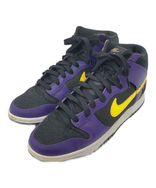 NIKE（ナイキ）NIKE (ナイキ) Dunk High Premium Embossed Lakers パープル サイズ:27.5cmの古着・服飾アイテム