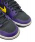 中古・古着 NIKE (ナイキ) Dunk High Premium Embossed Lakers パープル サイズ:27.5cm：7800円