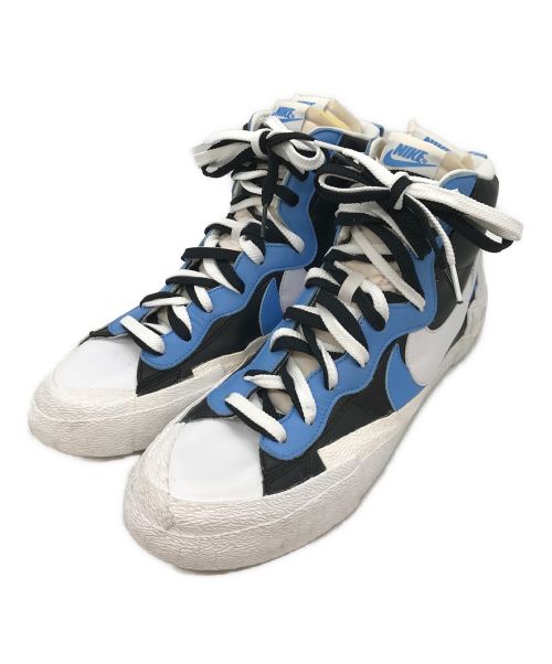 NIKE（ナイキ）NIKE (ナイキ) sacai (サカイ) BLAZER MID ホワイト×ブルー サイズ:UK11/BR44/EUR46/30cmの古着・服飾アイテム