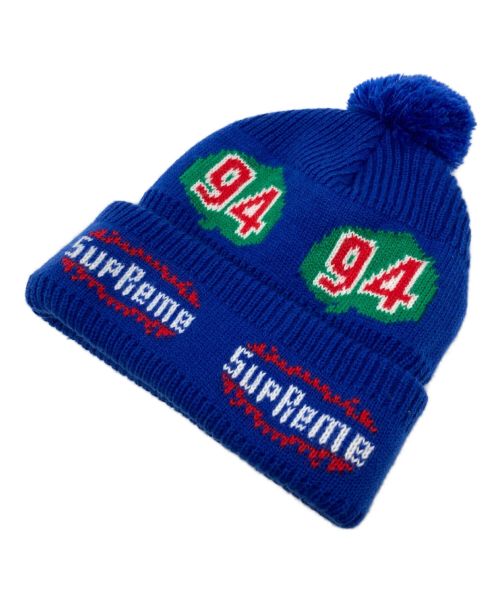 SUPREME（シュプリーム）Supreme (シュプリーム) Leaf Beanie ブルー サイズ:表記なしの古着・服飾アイテム