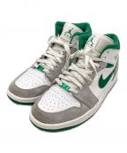 NIKEナイキ）の古着「Air Jordan 1 Mid PINE GREEN」｜Green Grey Whit