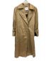 ESSEN .LAUTREAMONT（エッセン.ロートレアモン）の古着「Bicolor Trench Coat / バイカラートレンチコート」｜ベージュ