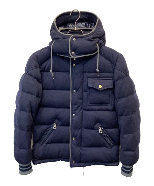 MONCLER（モンクレール）MONCLER (モンクレール) BRESLE ウールダウンジャケット ネイビーの古着・服飾アイテム