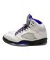 NIKE (ナイキ) Air Jordan 5 Dark Concord ホワイト×パープル サイズ:27cm：9800円