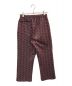 Needles (ニードルス) TRACK PANT POLY JACQUARD BLOCK トラックパンツ レッド サイズ:XS：15000円