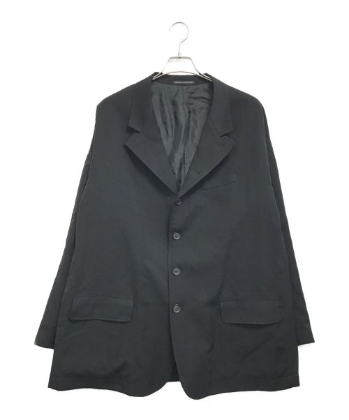 Yohji Yamamoto pour homme（ヨウジヤマモト プールオム）Yohji Yamamoto pour homme (ヨウジヤマモト プールオム) ジャケット ブラック サイズ:3の古着・服飾アイテム