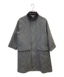 Barbour（バブアー）の古着「バーレーマラリウスガンクラブチェックコート」｜グレー