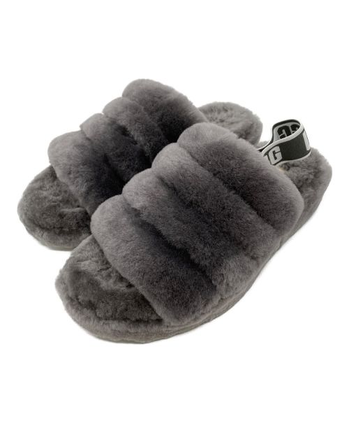 UGG（アグ）UGG (アグ) Fluff Yeah Slide グレー サイズ:23ｃｍの古着・服飾アイテム