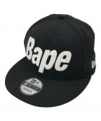 New Era×BAPESTAニューエラ×ベイプスタ）の古着「キャップ」｜ブラック