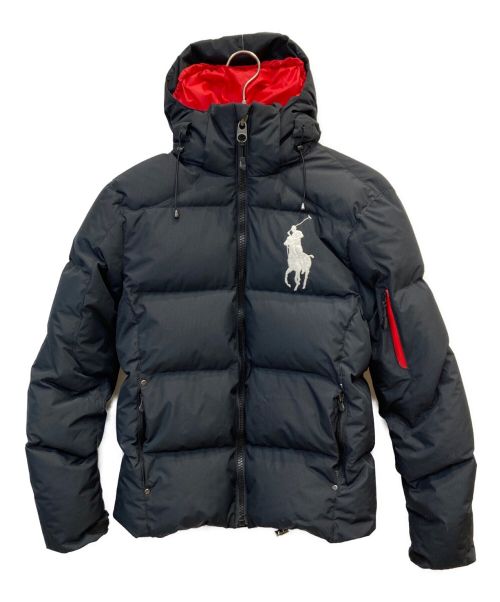 POLO RALPH LAUREN（ポロ・ラルフローレン）POLO RALPH LAUREN (ポロ・ラルフローレン) ビッグポニーダウンジャケット ブラック サイズ:XSの古着・服飾アイテム