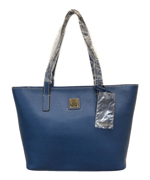 DOONEY&BOURKE（ドゥーニーアンドバーク）DOONEY&BOURKE (ドゥーニーアンドバーク) レザートートバッグ ブルー 未使用品の古着・服飾アイテム