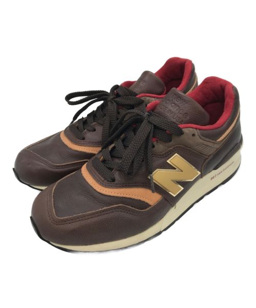 NEW BALANCE（ニューバランス）NEW BALANCE (ニューバランス) M997 ホーウィンレザースニーカー ブラウン サイズ:27cmの古着・服飾アイテム