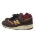 NEW BALANCE (ニューバランス) M997 ホーウィンレザースニーカー ブラウン サイズ:27cm：15800円