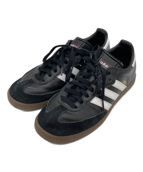 adidas（アディダス）adidas (アディダス) SAMBA LEATHER ブラック サイズ:US7 1/2/UK7/FR40 2/3/25.5cmの古着・服飾アイテム