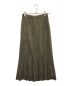 Ameri（アメリ）の古着「HERRINGBONE HEM PLEATS SKIRT」｜ベージュ