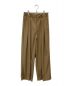 TODAYFUL（トゥデイフル）の古着「Tuck Twill Trousers」｜ブラウン