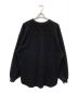 H BEAUTY&YOUTH (エイチ ビューティアンドユース) HEAVY HONEYCOMB CREW NECK PULLOVER ブラック サイズ:M：5800円