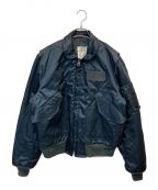 ISS.INCアイエスエス.インク）の古着「[古着]P TITAN CLOTH Flight Jacket」｜ネイビー