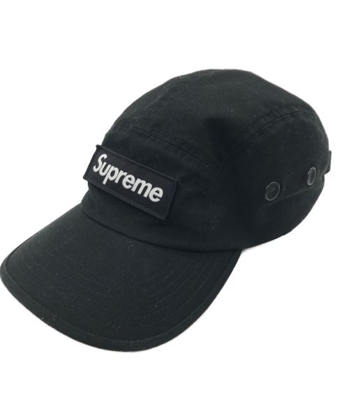 SUPREME（シュプリーム）SUPREME (シュプリーム) Military Camp Cap ブラックの古着・服飾アイテム