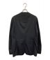 ATTACHMENT (アタッチメント) HIGH GAUGE JERSEY COLLARLESS TECHNICAL BLAZER ブラック サイズ:1：7800円