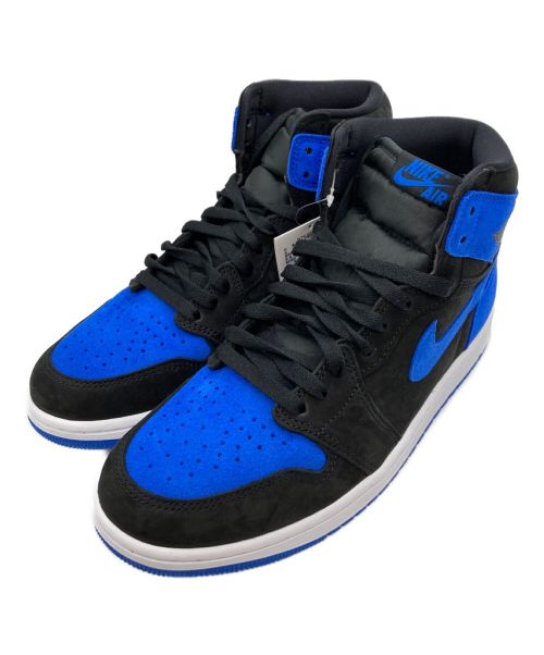 NIKE（ナイキ）NIKE (ナイキ) AIR JORDAN 1 HIGH ブラック×ロイヤルブルー サイズ:27.5cm 未使用品の古着・服飾アイテム