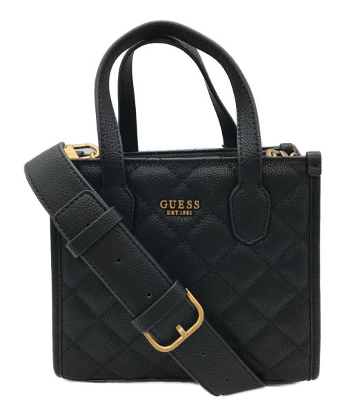 GUESS（ゲス）GUESS (ゲス) 2WAYハンドバッグ ブラック 未使用品の古着・服飾アイテム