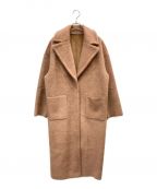 Ameriアメリ）の古着「BLANKET LIKE FAKE MOUTON COAT」｜ベージュ